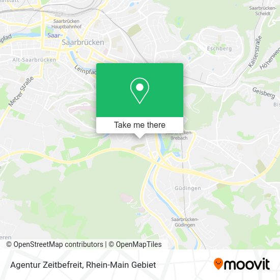 Карта Agentur Zeitbefreit