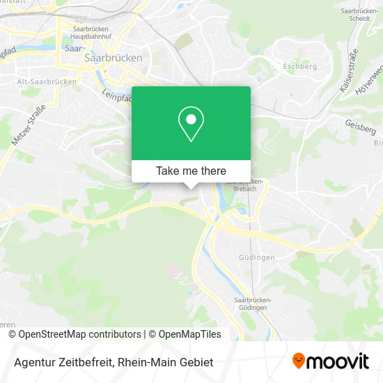 Карта Agentur Zeitbefreit