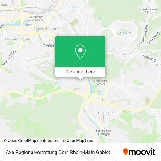 Карта Axa Regionalvertretung Dörr