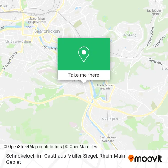Карта Schnokeloch im Gasthaus Müller Siegel