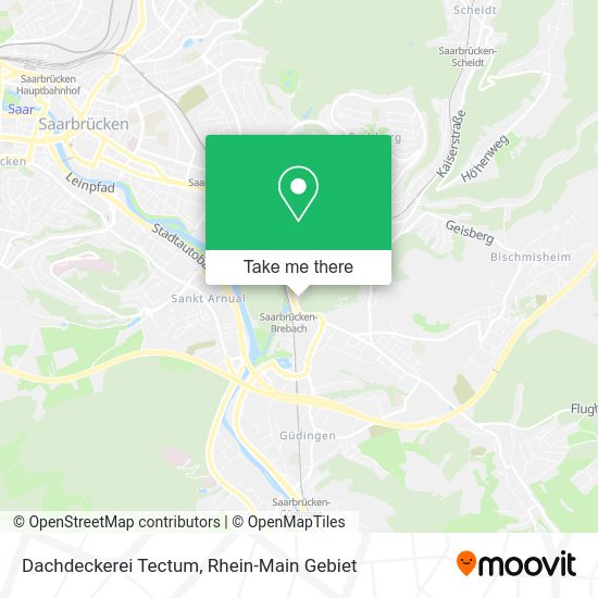 Карта Dachdeckerei Tectum