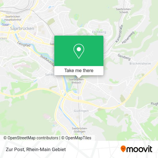 Карта Zur Post