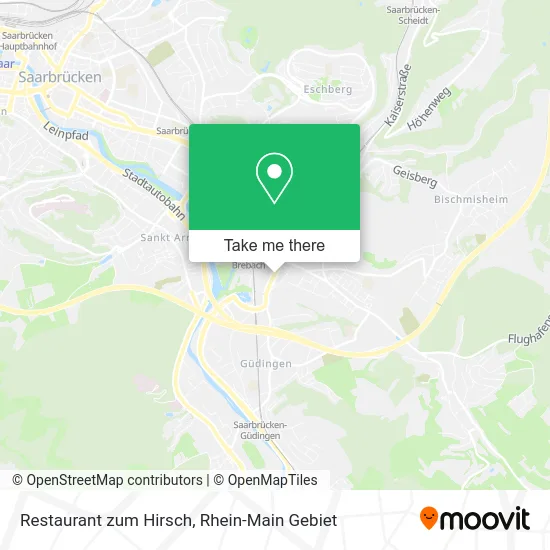 Карта Restaurant zum Hirsch