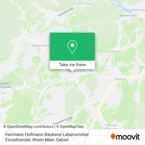 Карта Hermann Hofmann Bäckerei Lebensmittel Einzelhandel