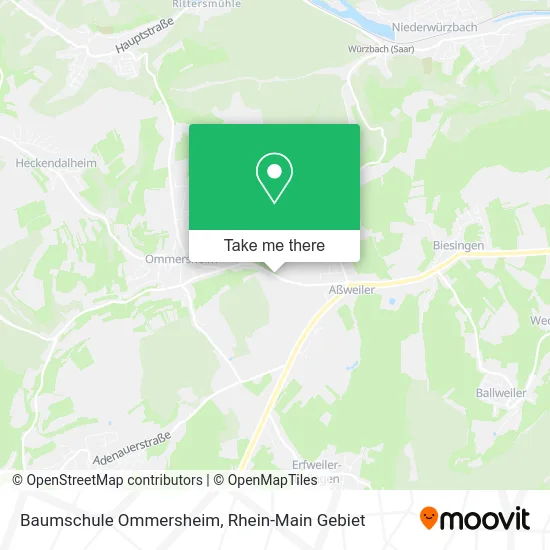 Карта Baumschule Ommersheim