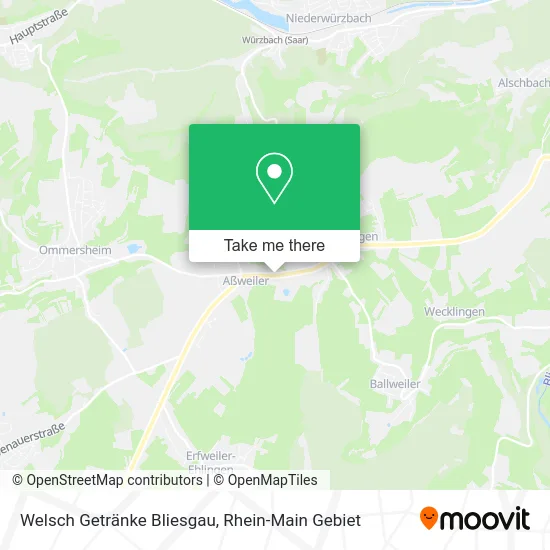 Карта Welsch Getränke Bliesgau