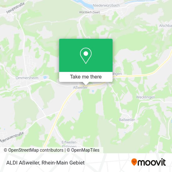 Карта ALDI Aßweiler
