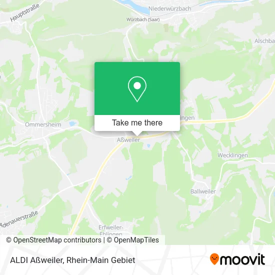 Карта ALDI Aßweiler