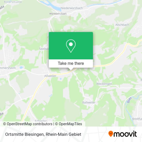 Карта Ortsmitte Biesingen