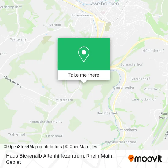 Карта Haus Bickenalb Altenhilfezentrum