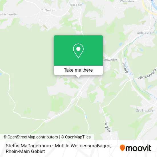 Карта Steffis Maßagetraum - Mobile Wellnessmaßagen