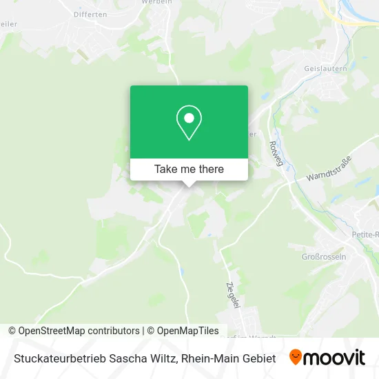 Карта Stuckateurbetrieb Sascha Wiltz
