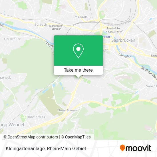 Карта Kleingartenanlage