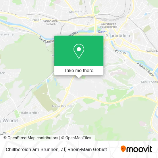 Карта Chillbereich am Brunnen, Zf
