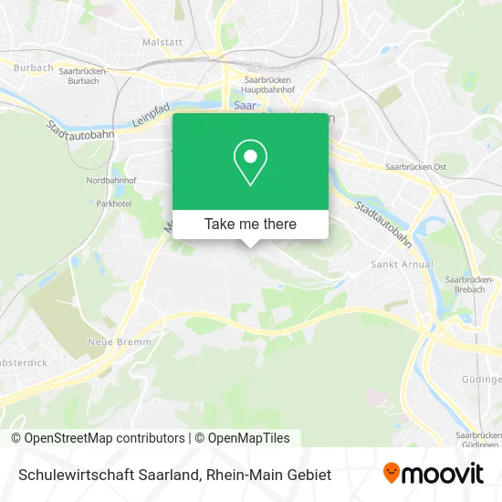 Карта Schulewirtschaft Saarland