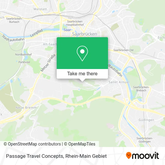 Карта Passage Travel Concepts