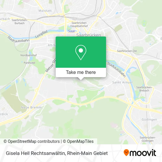 Карта Gisela Heil Rechtsanwältin