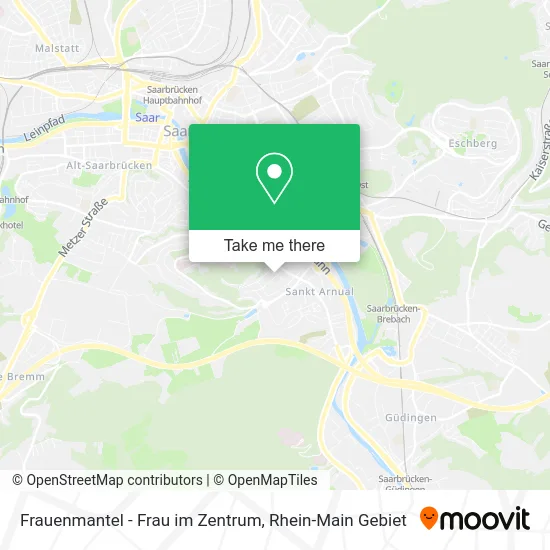 Карта Frauenmantel - Frau im Zentrum