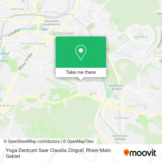 Карта Yoga-Zentrum Saar Claudia Zingraf