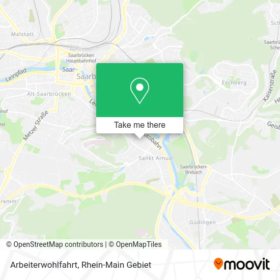 Карта Arbeiterwohlfahrt