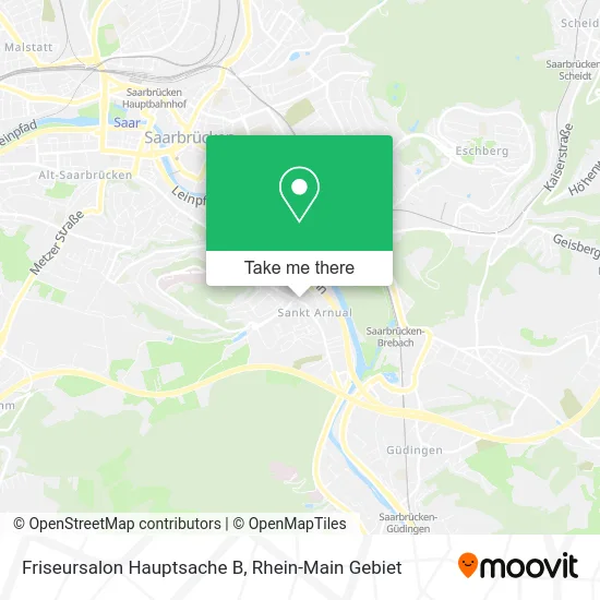 Карта Friseursalon Hauptsache B