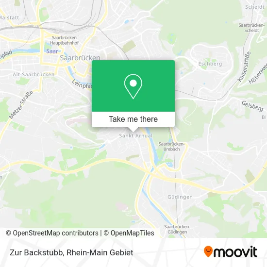 Карта Zur Backstubb