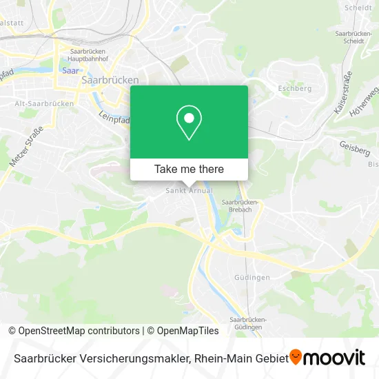 Карта Saarbrücker Versicherungsmakler