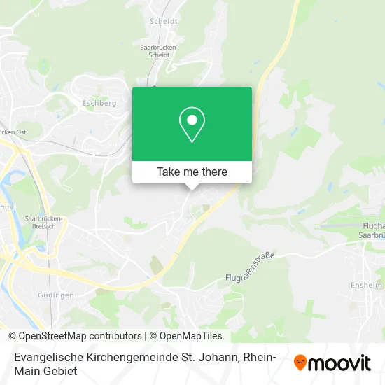 Evangelische Kirchengemeinde St. Johann map