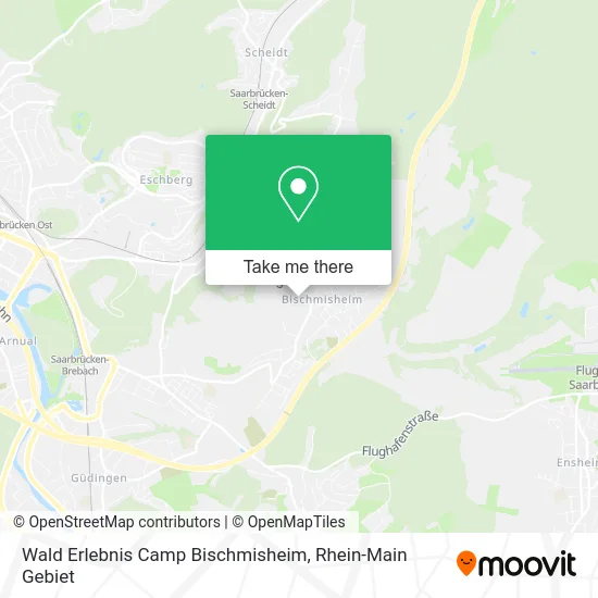 Карта Wald Erlebnis Camp Bischmisheim