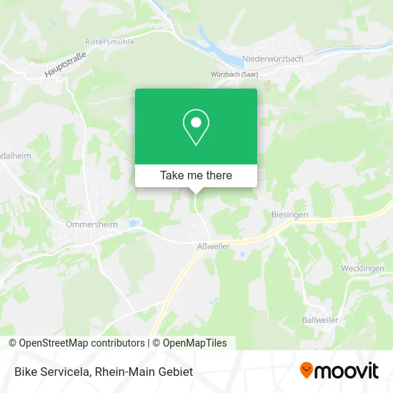 Карта Bike Servicela
