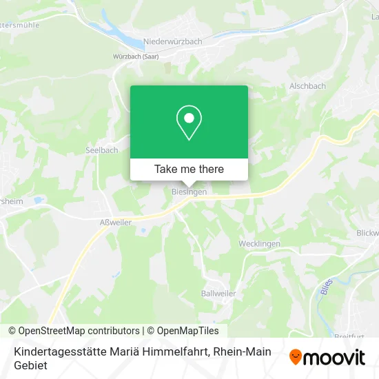 Карта Kindertagesstätte Mariä Himmelfahrt