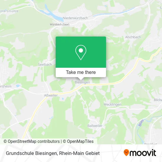 Карта Grundschule Biesingen