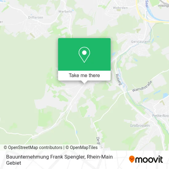 Карта Bauunternehmung Frank Spengler