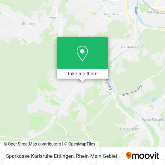 Карта Sparkasse Karlsruhe Ettlingen