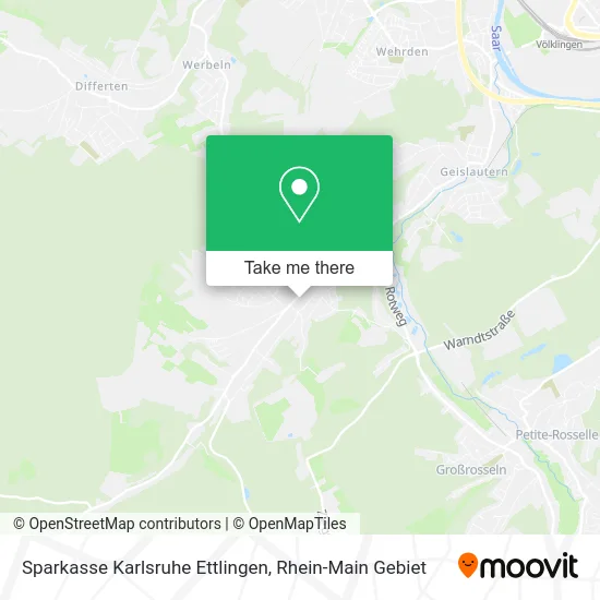 Карта Sparkasse Karlsruhe Ettlingen