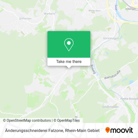 Карта Änderungsschneiderei Falzone