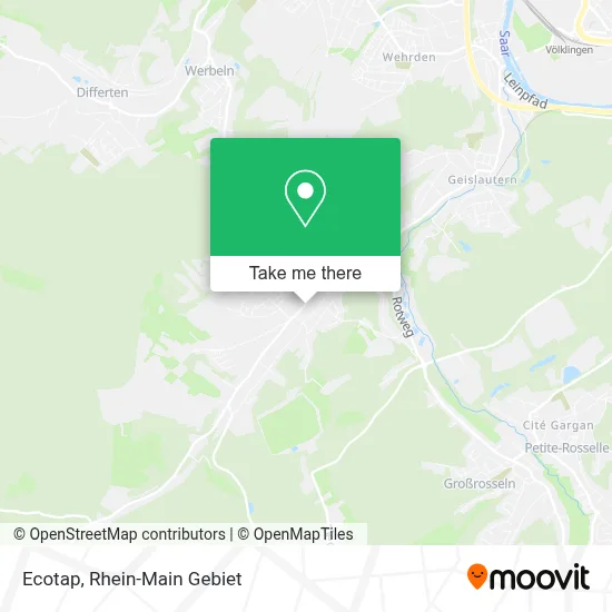 Ecotap map