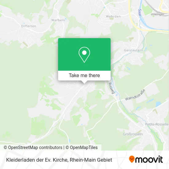 Карта Kleiderladen der Ev. Kirche