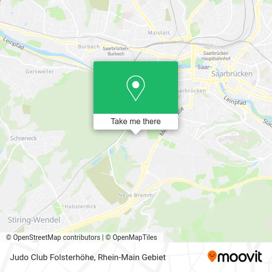 Карта Judo Club Folsterhöhe