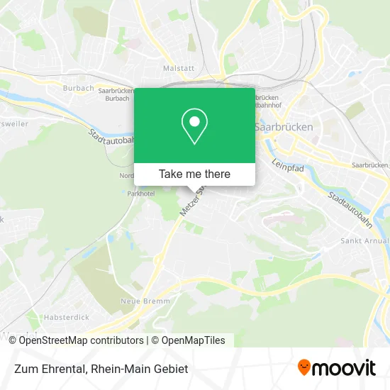 Карта Zum Ehrental