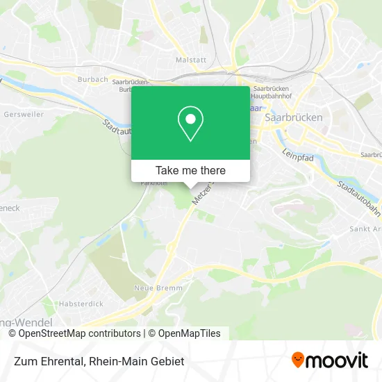Карта Zum Ehrental