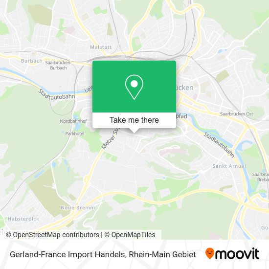 Карта Gerland-France Import Handels