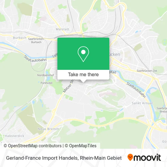 Карта Gerland-France Import Handels