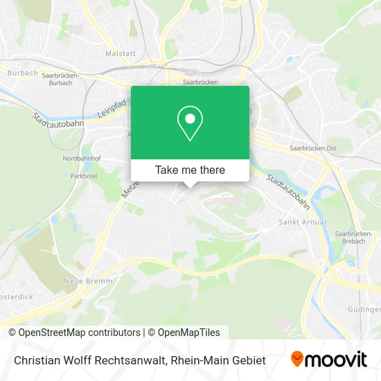Карта Christian Wolff Rechtsanwalt