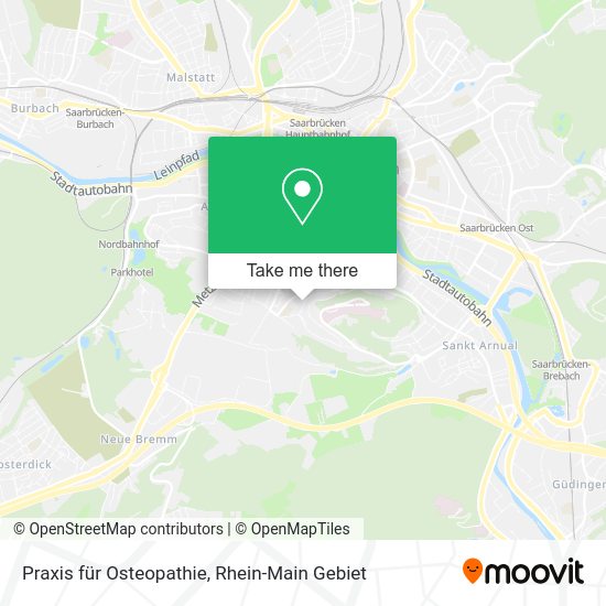Карта Praxis für Osteopathie