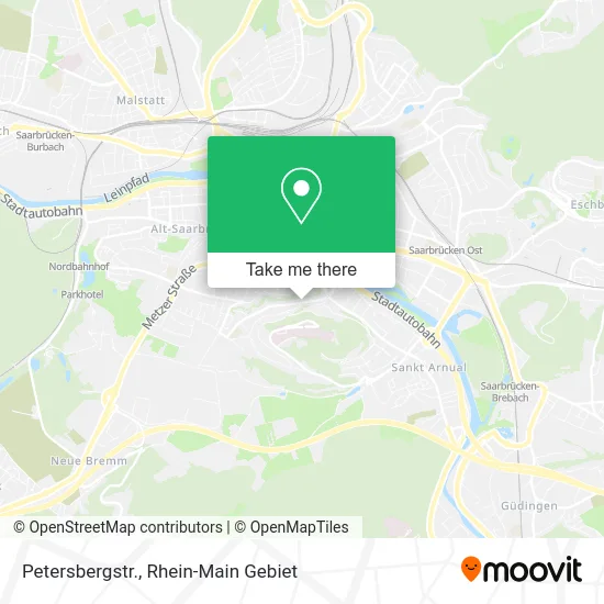 Petersbergstr. map