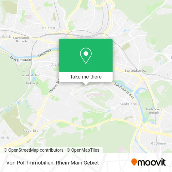 Карта Von Poll Immobilien