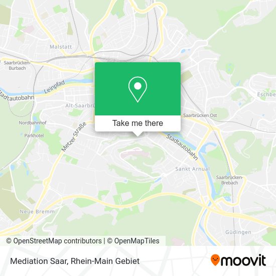 Карта Mediation Saar