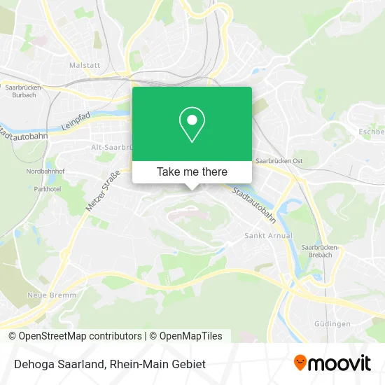 Карта Dehoga Saarland