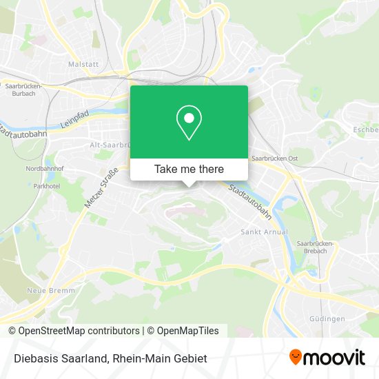 Карта Diebasis Saarland
